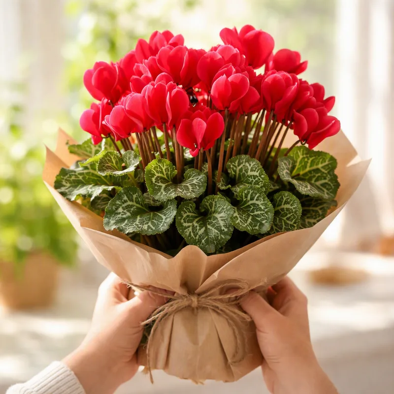 Cyclamen – Red – image 3