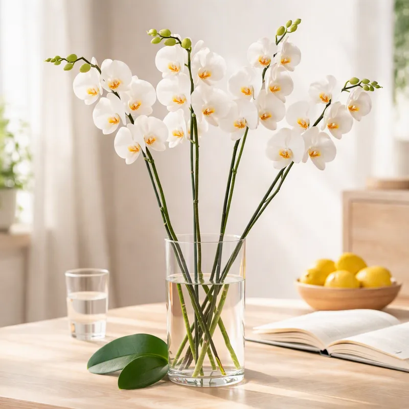 Orchid (Phalaenopsis) – White – image 2