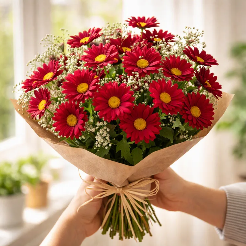 Ox-eye Daisy – Red – image 3