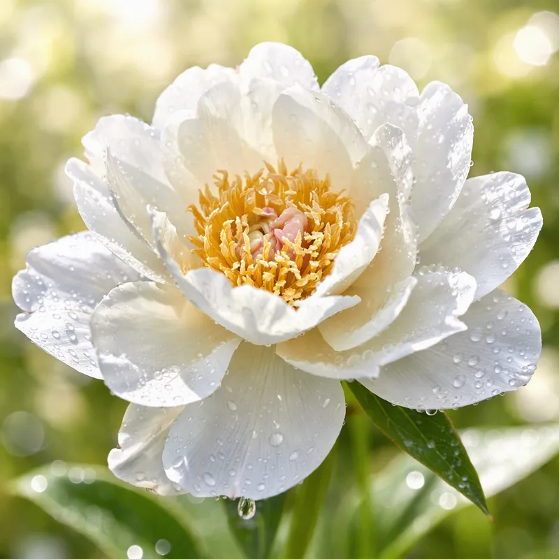 Peony – romantic flower with full petals