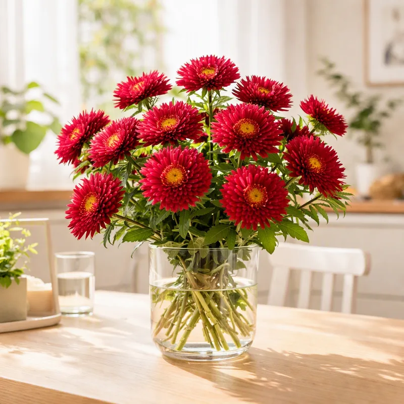 China Aster – Red – image 2
