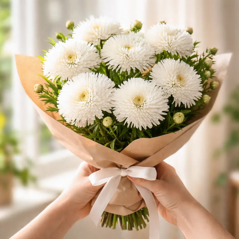 China Aster – White – image 3