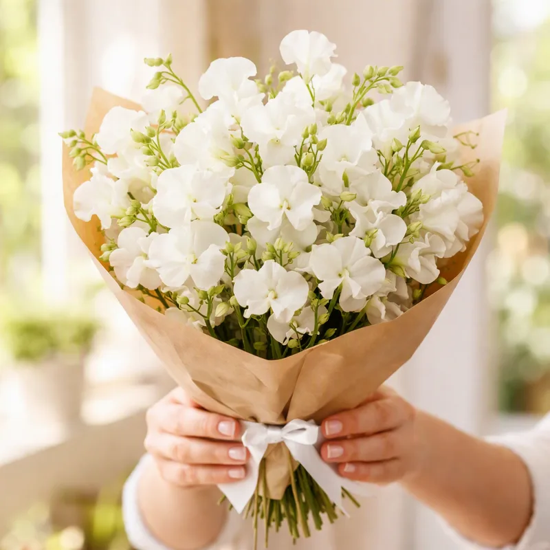 Sweet Pea – White – image 3